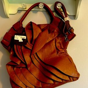 Brown Runaway Shoulder or Tote Bag by Ryu NEW WITH FLAWS